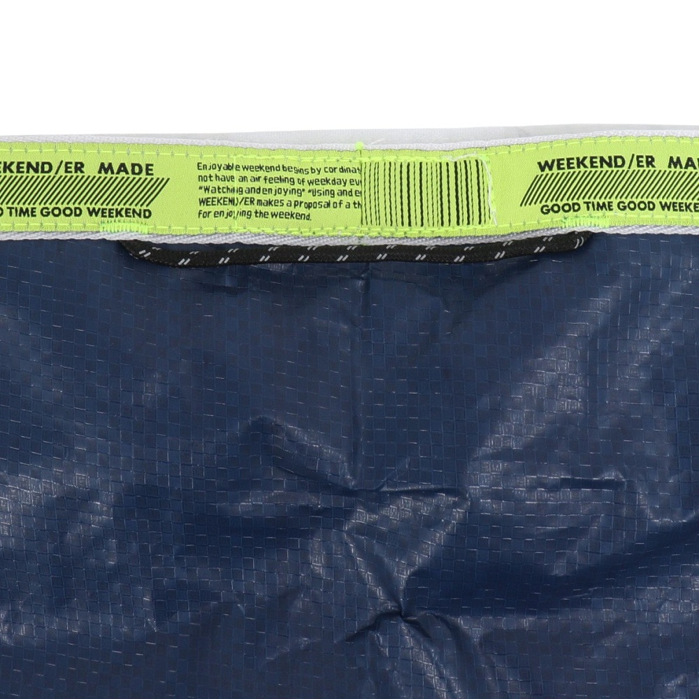 hinata（hinata） hinata×WEEKEND(ER) アウトドア トラッシュバッグ H002-otdtrsb-yellow-navy