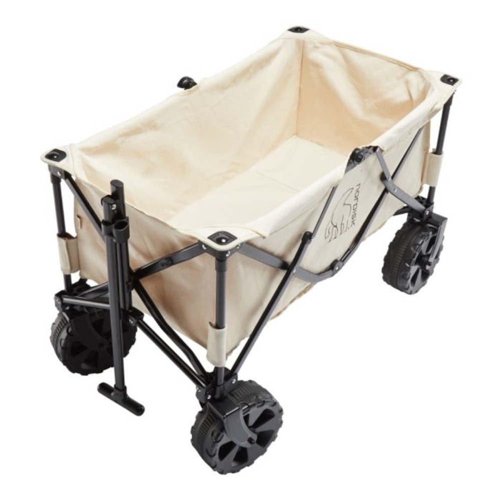 ノルディスク（Nordisk） 折り畳み式カート 耐荷量100kg コットンキャンバスワゴン 127012 アウトドア キャンプ