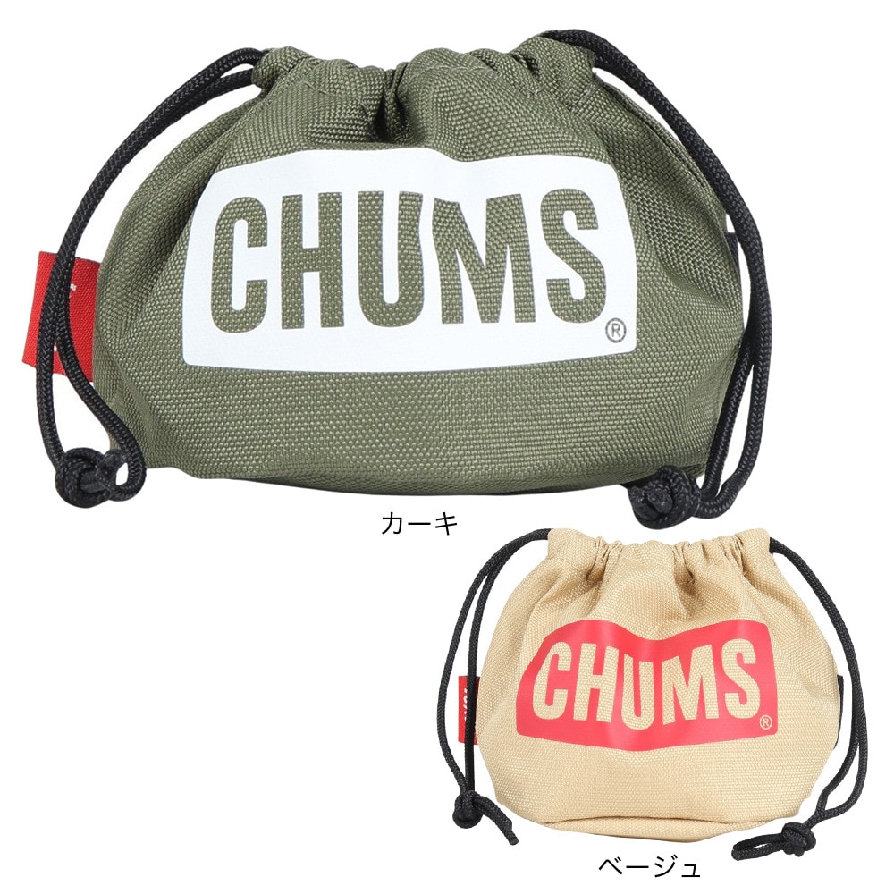 チャムス（CHUMS） ロゴドローストリングツールケースS CH60-3376-B001 巾着 ガス缶 カバー