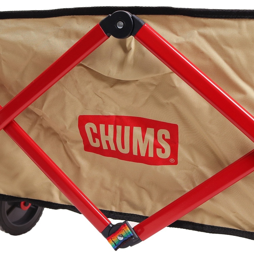 チャムス(CHUMS) フォールディングワゴン CH62-1755-B044 【新品未使用】チャムス フォールディングワゴン ベージュ CH62-1755