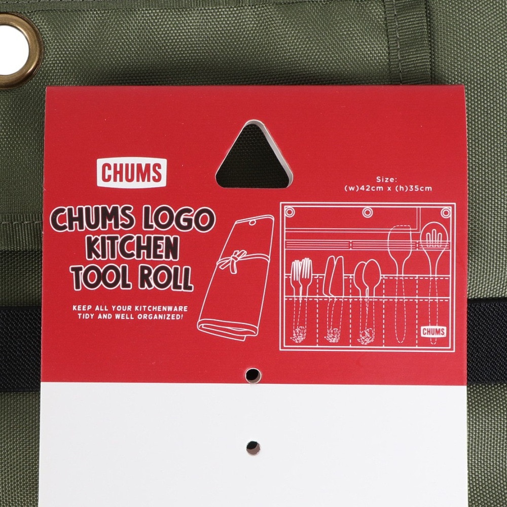 チャムス（CHUMS） ロゴキッチンツールロール CH60-3371-M022 カトラリー 道具 収納ケース