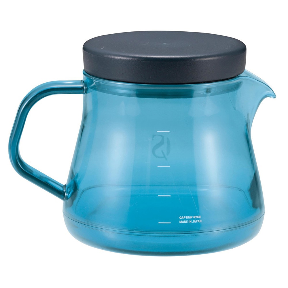 キャプテンスタッグ（CAPTAIN STAG） コーヒーサーバー 珈琲 目盛り付き CS Forest Cafe コーヒーサーバー400(MINAMO/ブルー) UW-3563