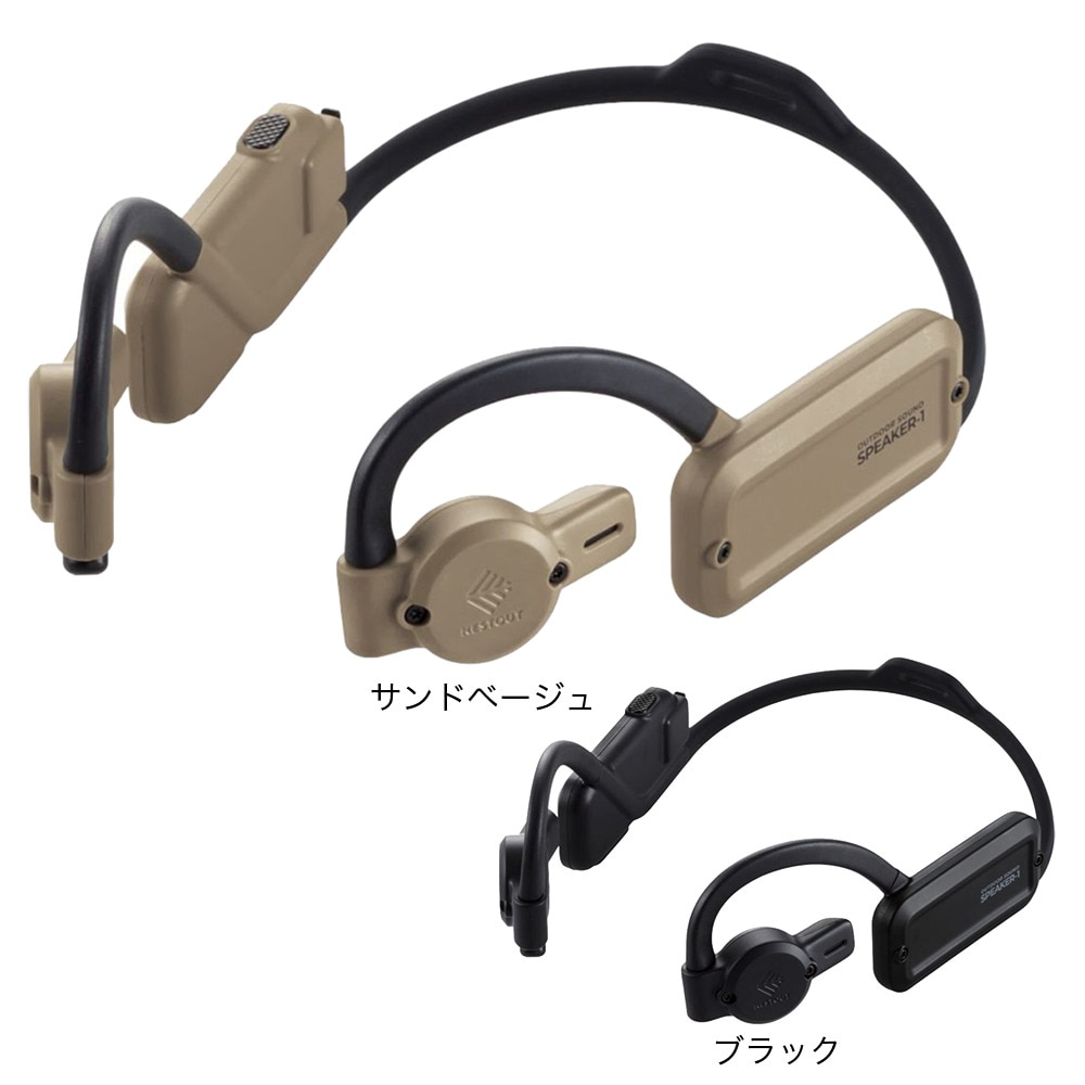 NESTOUT（NESTOUT） NESTOUT オープンイヤーウェアラブルスピーカー SPEAKER-1 LBT-NEST-SP1BK