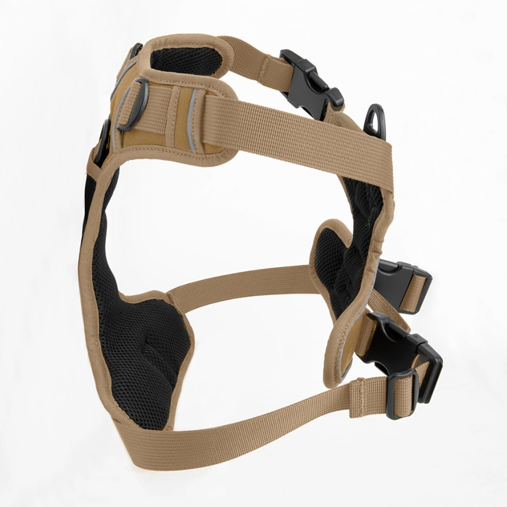 ホールアース（Whole Earth） ペット用品 Pet Harness ペット ハーネス WE2MDZ55 BEG ベージュ 小型犬 中型犬 調節可能