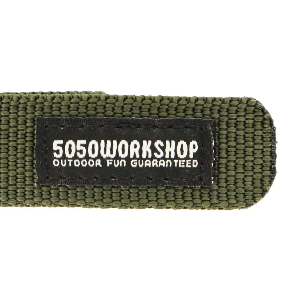 5050ワークショップ（5050WORKSHOP） 荷造り 荷締め ベルト アウトドア キャンプ オリーブ WEBBING BELT 0255WS4284