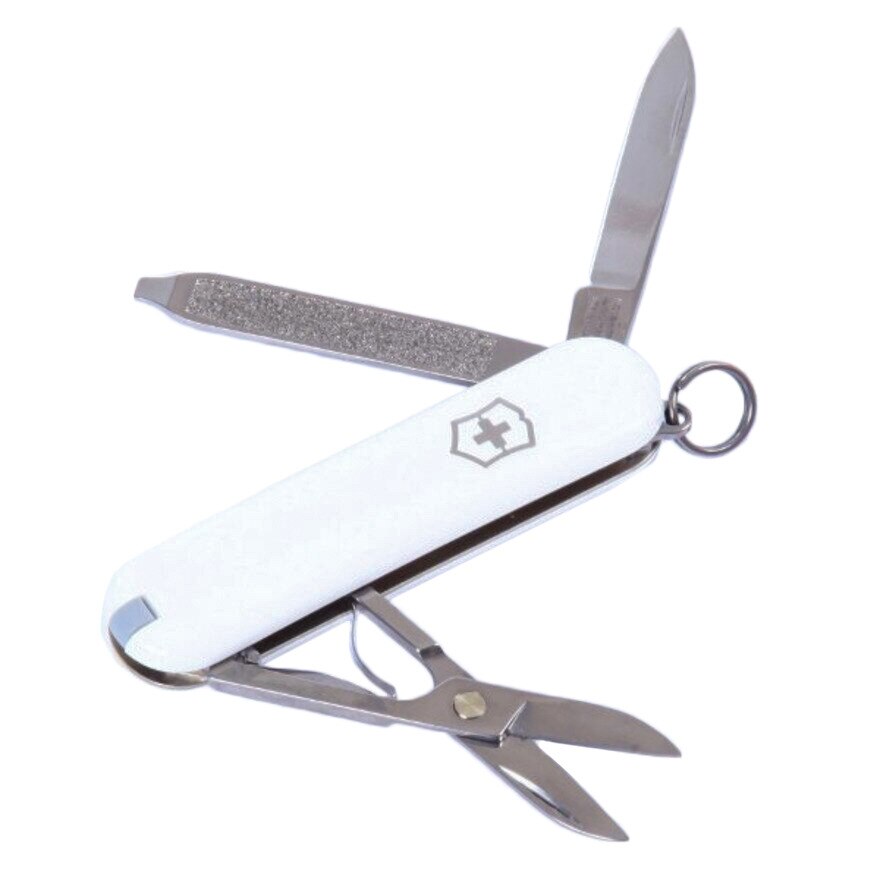 マルチツール　アウトドア・キャンプ用品はエルブレス　ビクトリノックス（VICTORINOX）　ホワイト　クラシックSD　64314