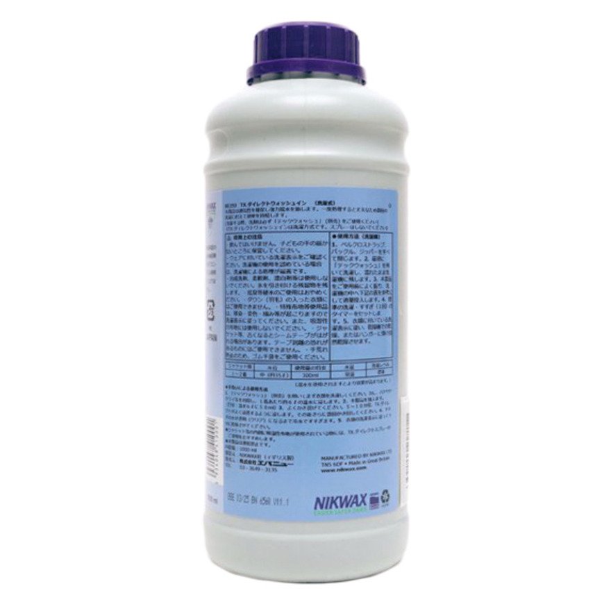 ニクワックス（NIKWAX） TX ダイレクトWASH-IN 1L 防水透湿生地用 撥水剤 EBE253