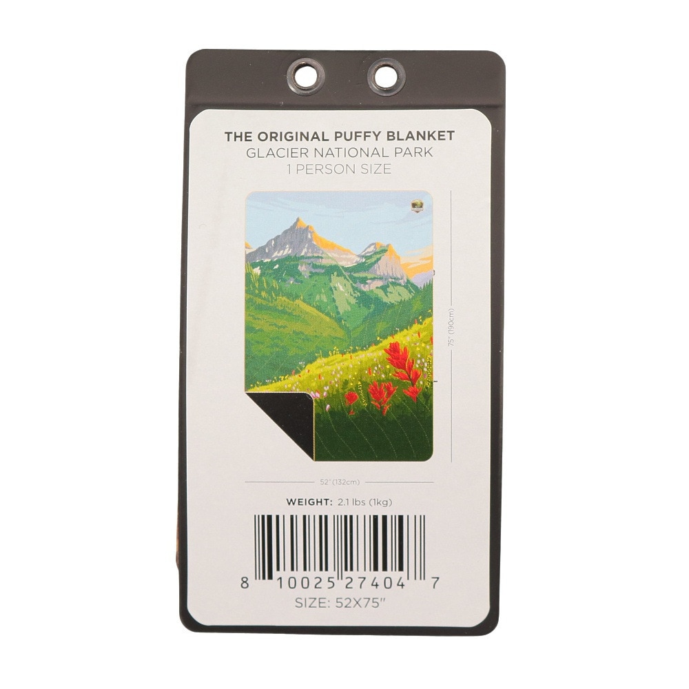 ランプル（Rumpl） ブランケット アウトドア キャンプ ORIGINAL PUFFY オリジナル パフィー GLACIER NATIONAL PARK TPPB-GLA-1