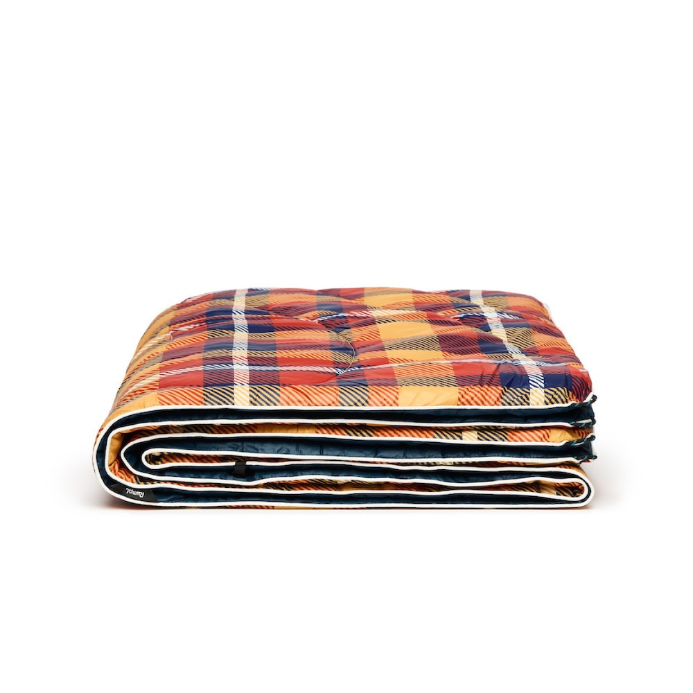 ランプル（Rumpl） ブランケット アウトドア ORIGINAL PUFFY-AUTUMN PLAID TPPB-AP1-1 チェック柄 撥水 軽量 丸洗い キャンプ トレッキング ピクニック