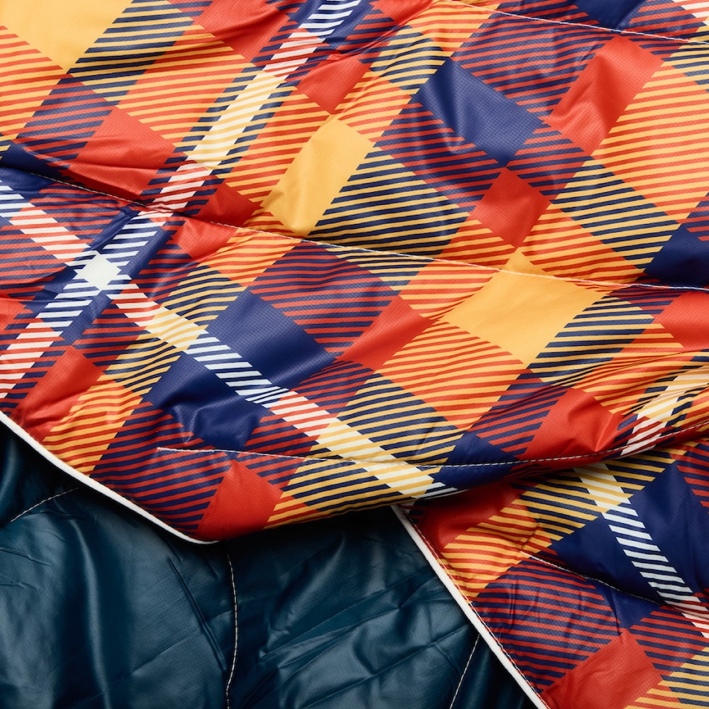ランプル（Rumpl） ブランケット アウトドア ORIGINAL PUFFY-AUTUMN PLAID TPPB-AP1-1 チェック柄 撥水 軽量 丸洗い キャンプ トレッキング ピクニック