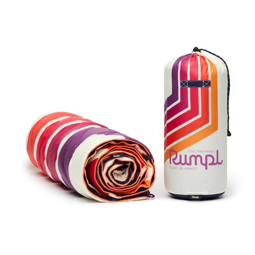 ランプル（Rumpl） ブランケット アウトドア ORIGINAL PUFFY-RETRO SUNRISE TPPB-RT1-1 ホワイト 撥水 軽量 丸洗い キャンプ トレッキング ピクニック