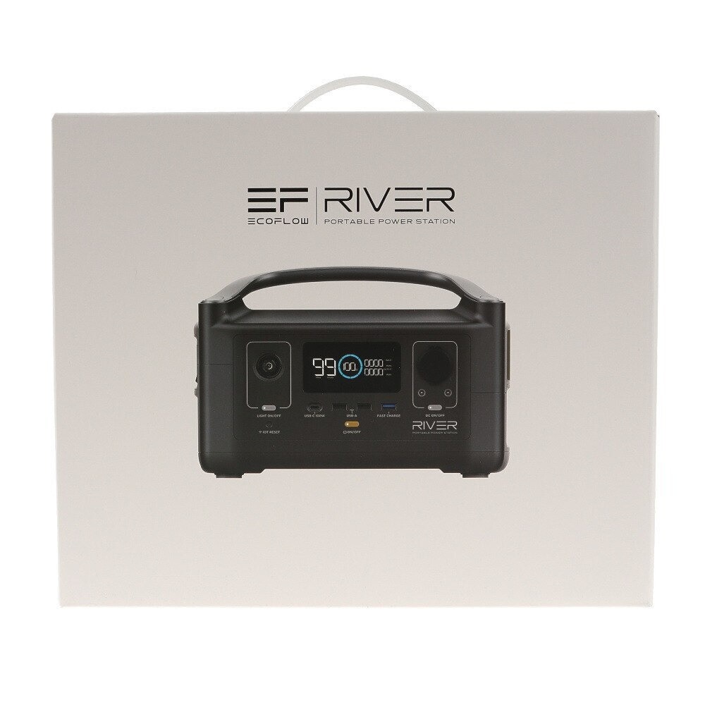 EcoFlow（EcoFlow） ポータブル電源 600W RIVER 600-JP 非常用 停電 防災 ソーラーパネル充電 大容量