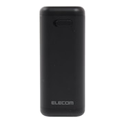 エレコム（ELECOM） モバイルバッテリー 乾電池式 スマホ充電 USB Type-C 単3電池4本付属 A-Cケーブル付属 DE-KD02BK ブラック 防災 アウトドア