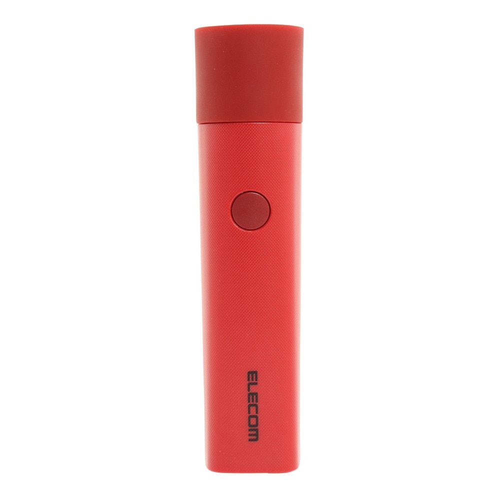 エレコム（ELECOM） 3350mAh 防災LED付 モバイルバッテリ 懐中電灯型 DE-M20L-3350RD