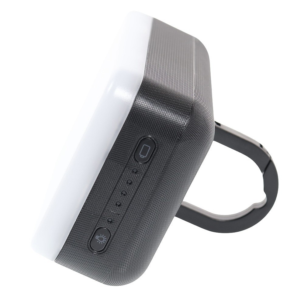 エレコム（ELECOM） モバイルバッテリー 照明 ランタン LED付 急速充電 防水 6700mAh USB-A 出力1ポート DE-M21L-6700BK ブラック 防災 アウトドア