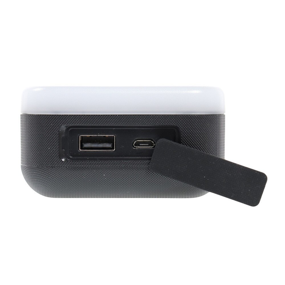 エレコム（ELECOM） モバイルバッテリー 照明 ランタン LED付 急速充電 防水 6700mAh USB-A 出力1ポート DE-M21L-6700BK ブラック 防災 アウトドア