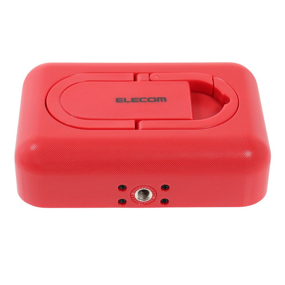 エレコム（ELECOM） モバイルバッテリー 照明 ランタン LED付 急速充電 防水 6700mAh USB-A 出力1ポート DE-M21L-6700RD レッド 防災 アウトドア