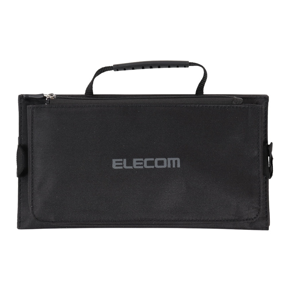 エレコム（ELECOM） 21W モバイルソーラー充電器 MPA-S01BK