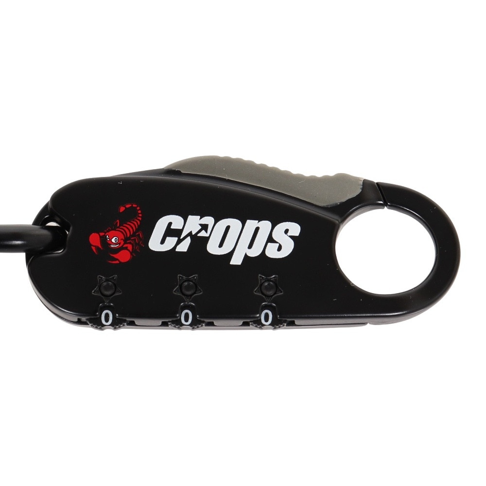クロップス（CROPS） 自転車 ワイヤーロック ダイヤル式 Q4 Easy Wrap イージーラップ CP-SPD07-01 ブラック ストレートケーブル