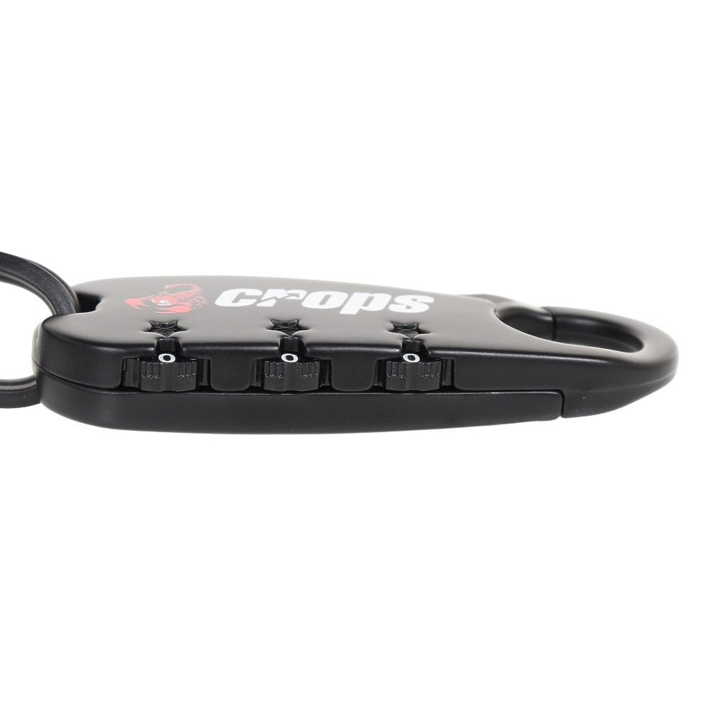 クロップス（CROPS） Q-BIRO mini キューバイロミニ SPD04-BR90-01 ブラック 自転車 ワイヤーロック 鍵 ダイヤル式 防犯