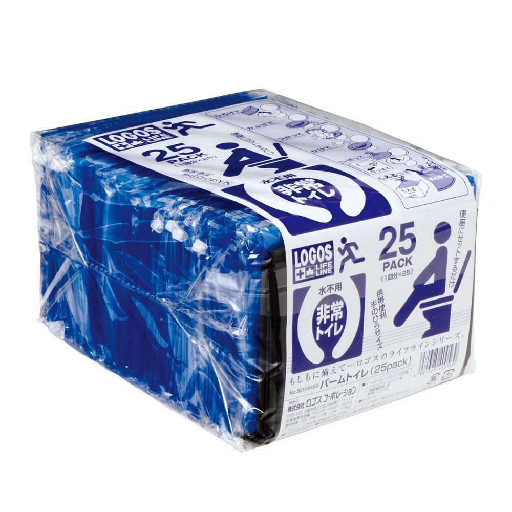 ロゴス（LOGOS） LLL パームトイレ 25pack 82100409 | アウトドア・キャンプ用品はエルブレス