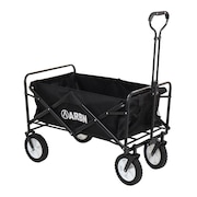 エアボーン（ARBN） アウトドア ワゴン ARBNOUT-102 BLK ブラック 折りたたみ 荷重量80kg アウトドア キャンプ フェス レジャー 