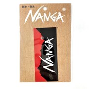 ナンガ（NANGA）（メンズ、レディース、キッズ）NANGA LOGO STICKER ナンガロゴステッカー N1StBKE1 ブラック 耐水 耐光