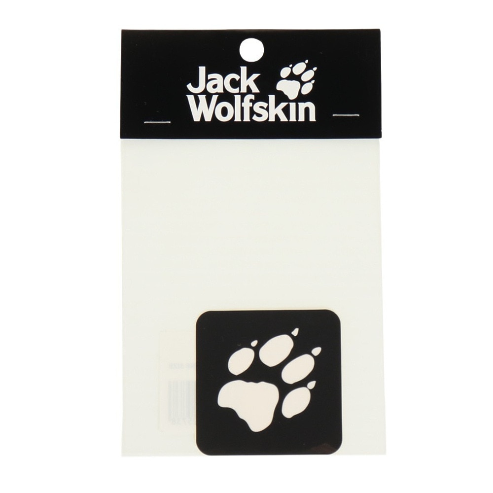 ジャックウルフスキン（JackWolfskin） JP RETRO PAW ステッカー 8007721-6000 ブラック