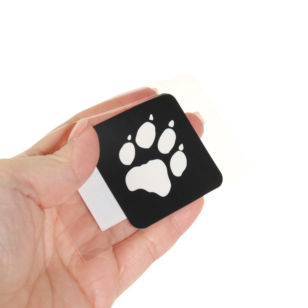 ジャックウルフスキン（JackWolfskin） JP RETRO PAW ステッカー 8007721-6000 ブラック