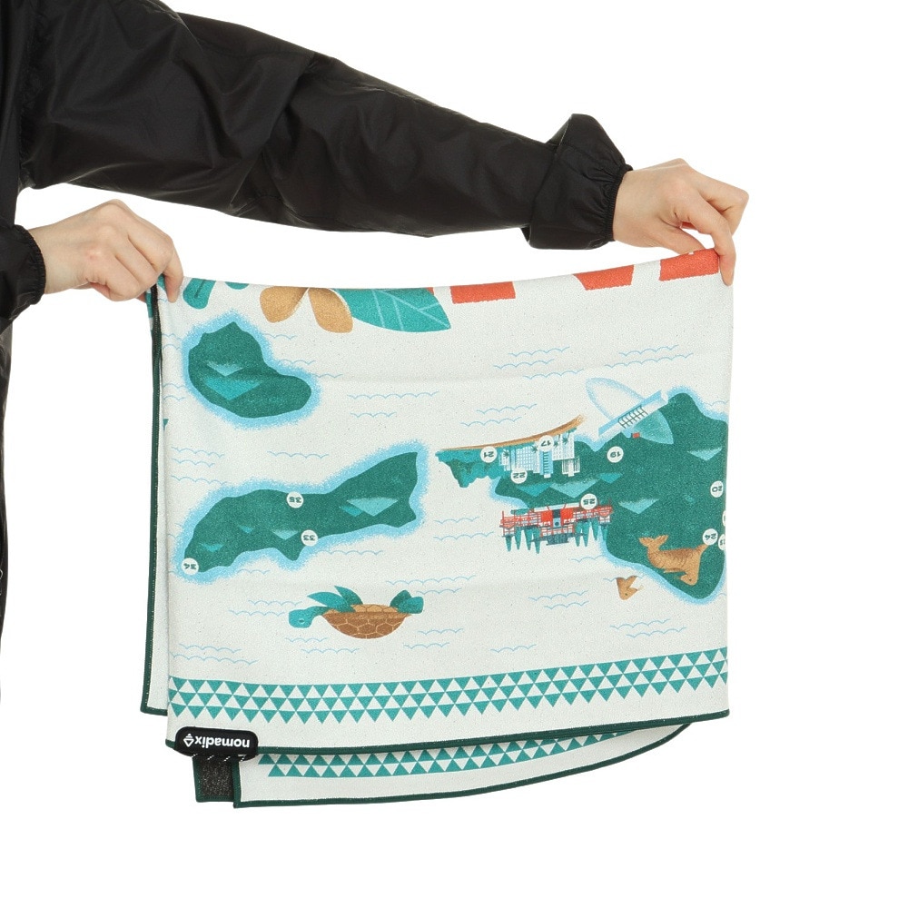 nomadix（nomadix） タオル 大判 ヨガ ビーチ アウトドア HAWAII MAP TOWEL 1700010134222