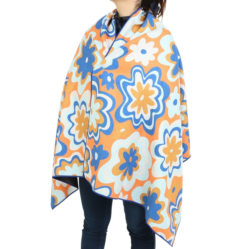nomadix（nomadix） タオル 大判 ヨガ ビーチ アウトドア GROOVY FLOWERS BLUE ORANGE TOWEL 1700010158231