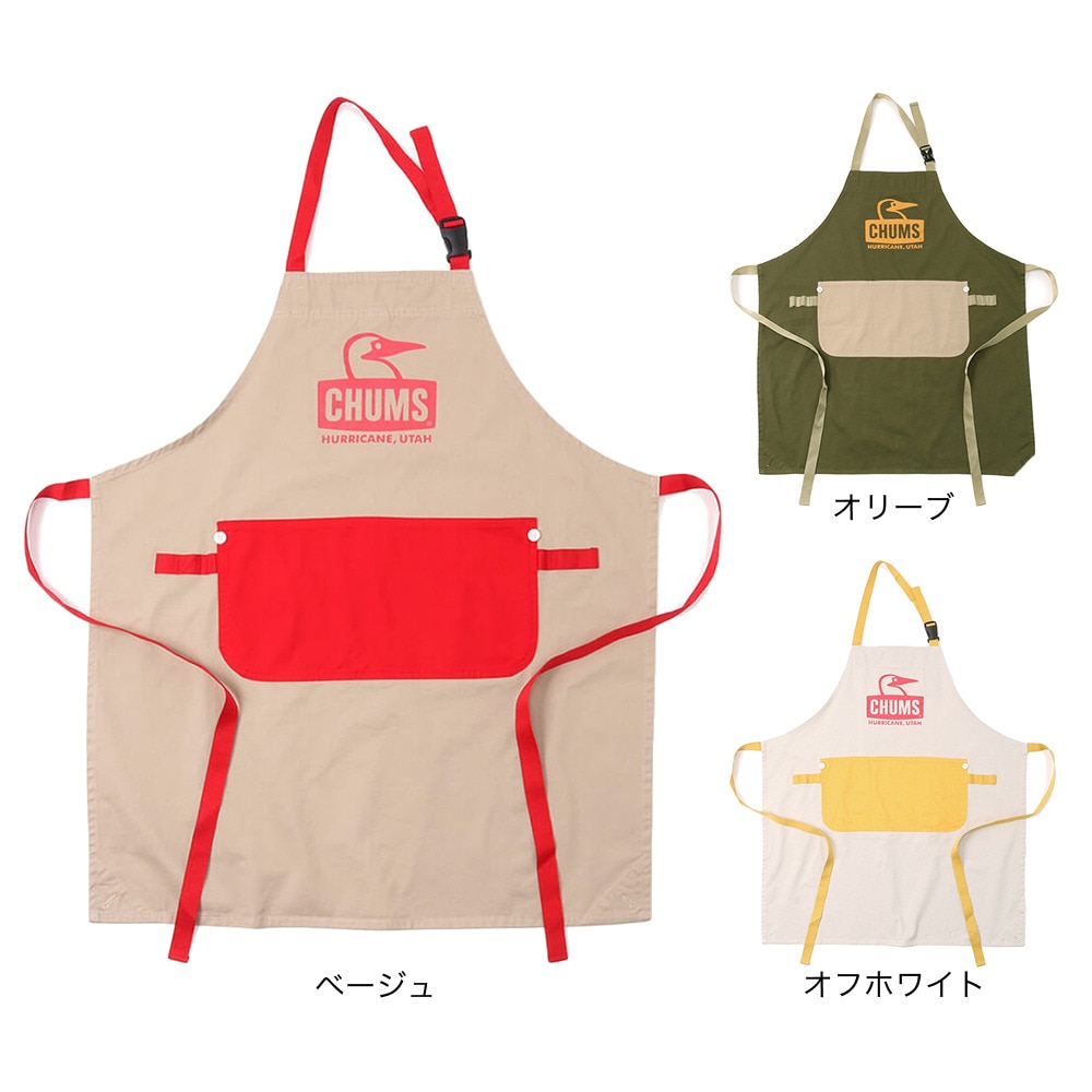 チャムス（CHUMS） エプロン キャンプ 調理 ブービーフェイスエプロン CH09-1242-B053