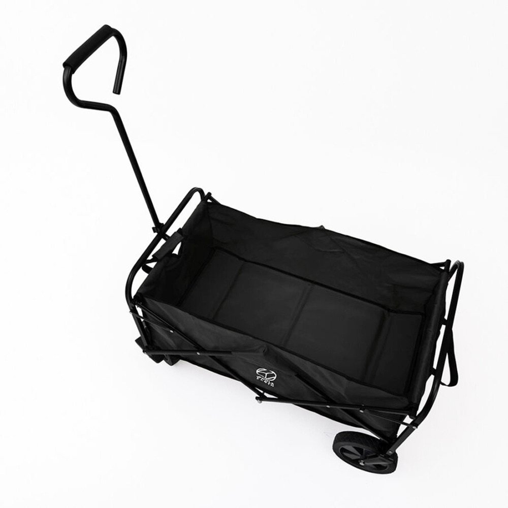 ホールアース（Whole Earth） アウトドアワゴン キャリーカート ストレージ バギー STRAGE BUGGY WE2PDZ49 BLK ブレーキ付き