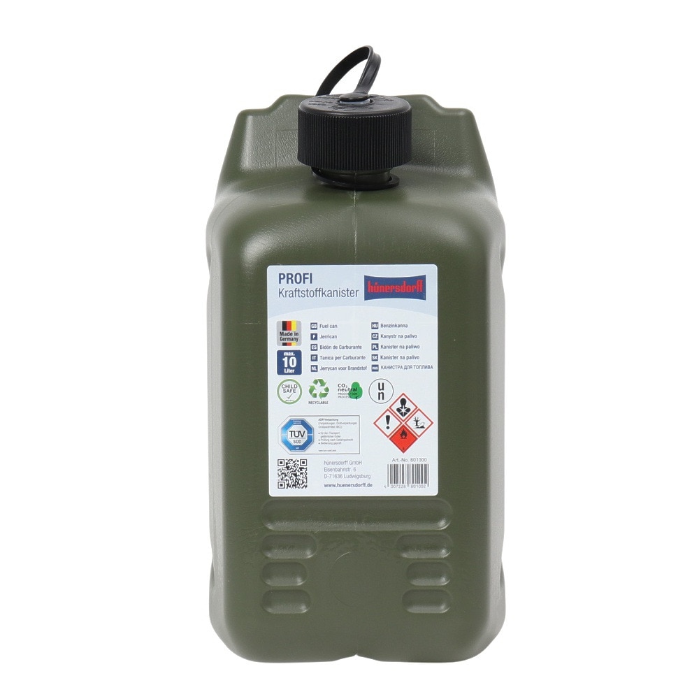 ヒューナースドルフ（Hunersdorff?） 燃料タンク ヒューナースドルフキャニスター 10L 801000PROFI10L