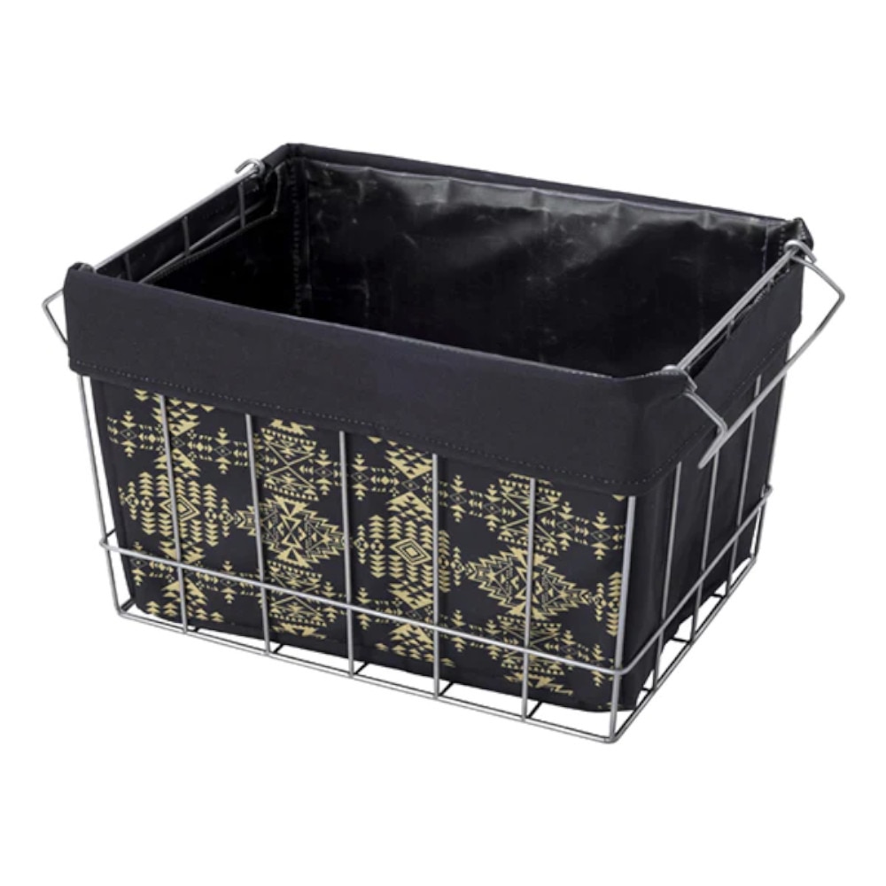 ペンドルトン（PENDLETON） 収納用品 カゴ スタッキングバスケット MC703 ハイランドピークブラック 19802310298000