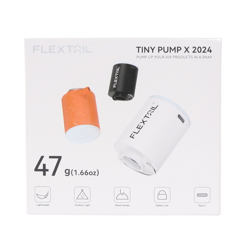 フレックステール（FLEXTAIL） エアーポンプ 電動 空気入れ タイニーポンプ Tiny Pump X BK