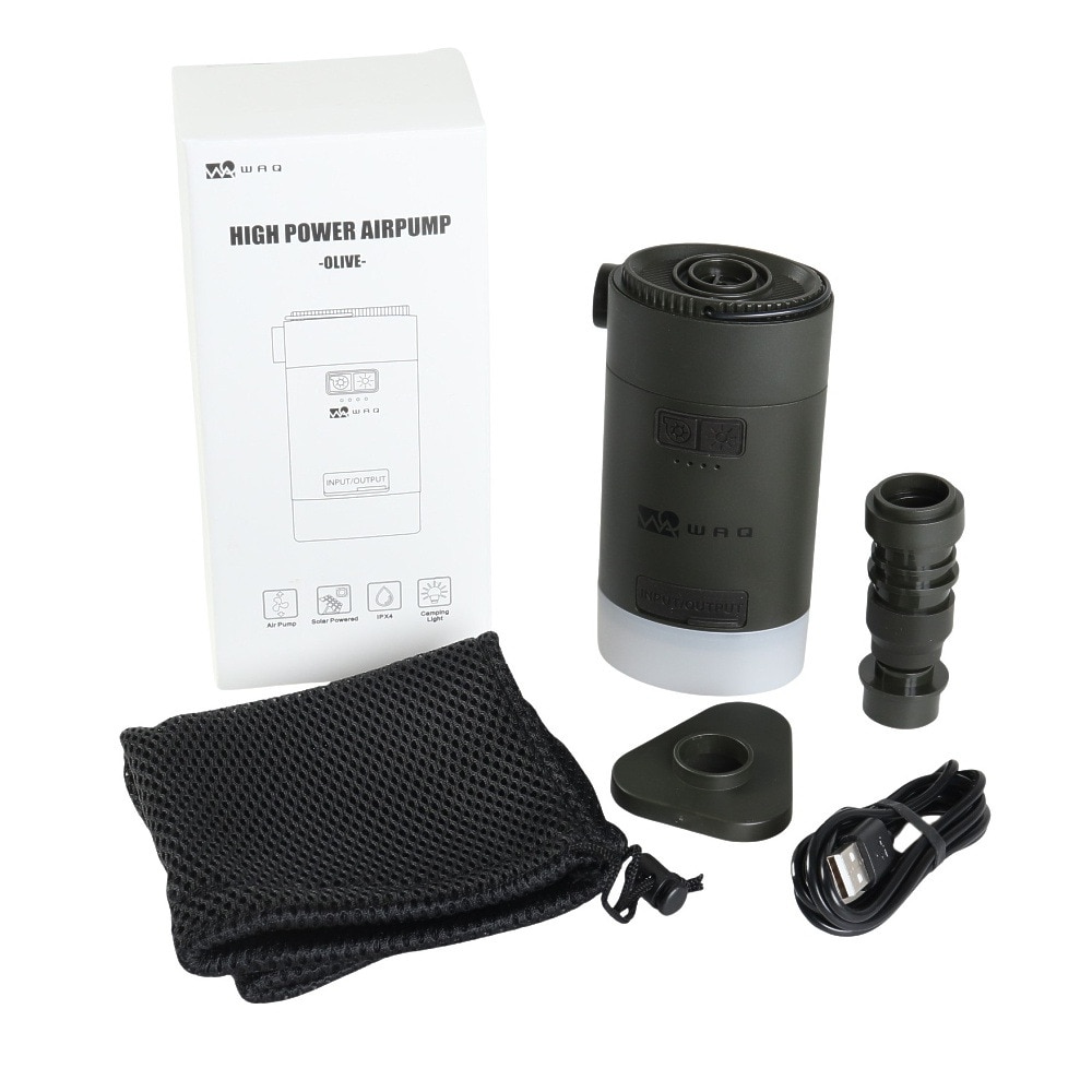 WAQ（WAQ） エアポンプ オリーブ High power AirPump OV