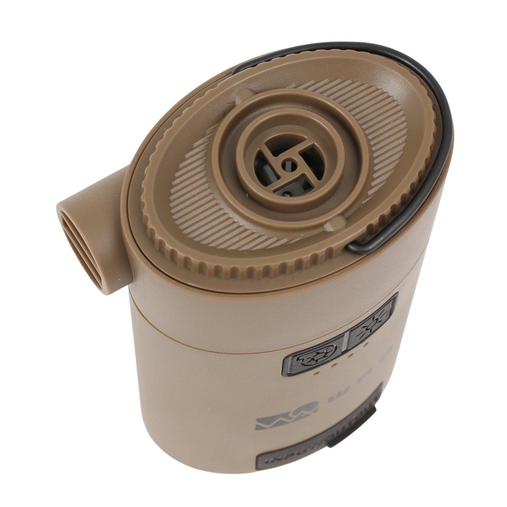 WAQ（WAQ） エアポンプ ランタン機能付き空気入れ 6種類のアタッチメント High power AirPump TAN