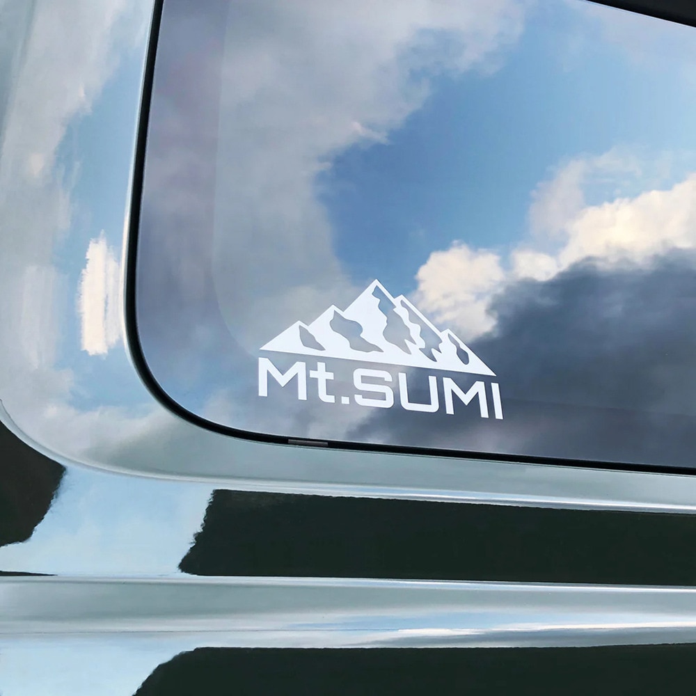 マウントスミ（Mt.SUMI） カッティングロゴステッカー OS2212ST-WT