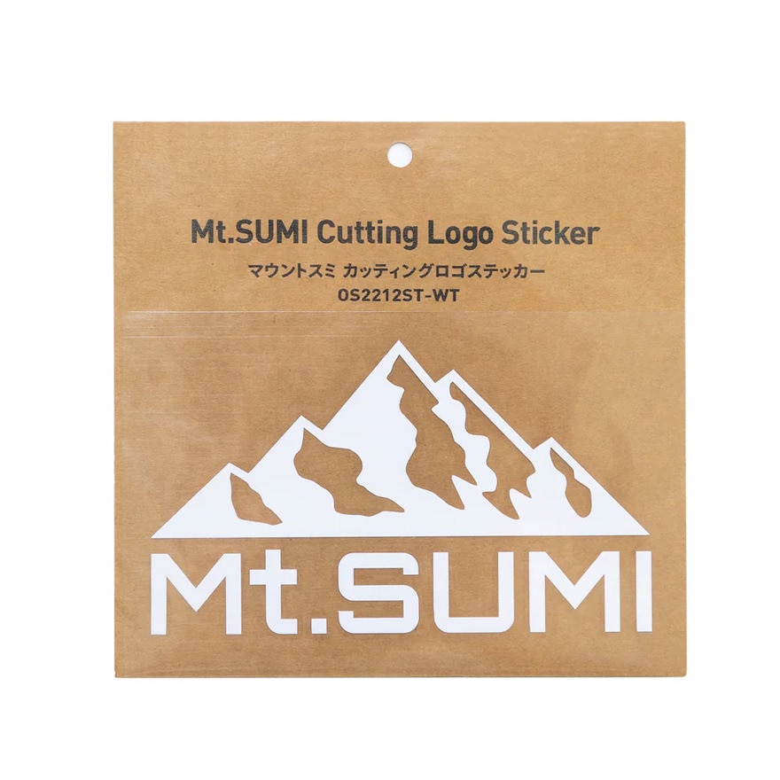 マウントスミ（Mt.SUMI） カッティングロゴステッカー OS2212ST-WT