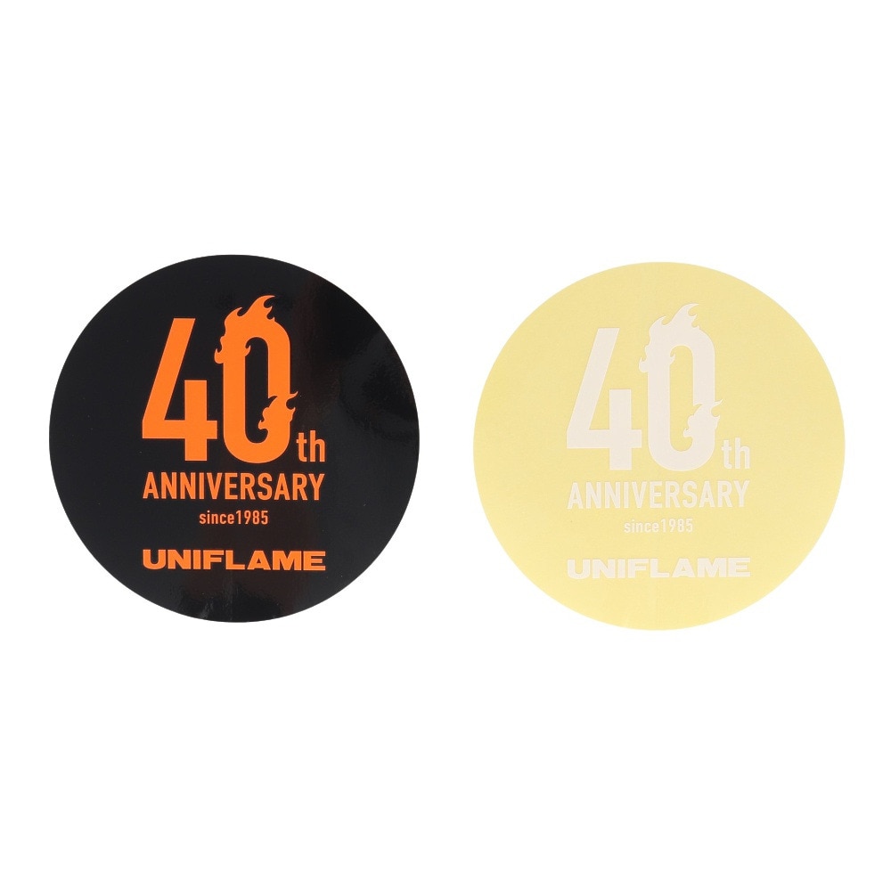 ユニフレーム（UNIFLAME） 40周年記念ステッカー 2枚組 690154