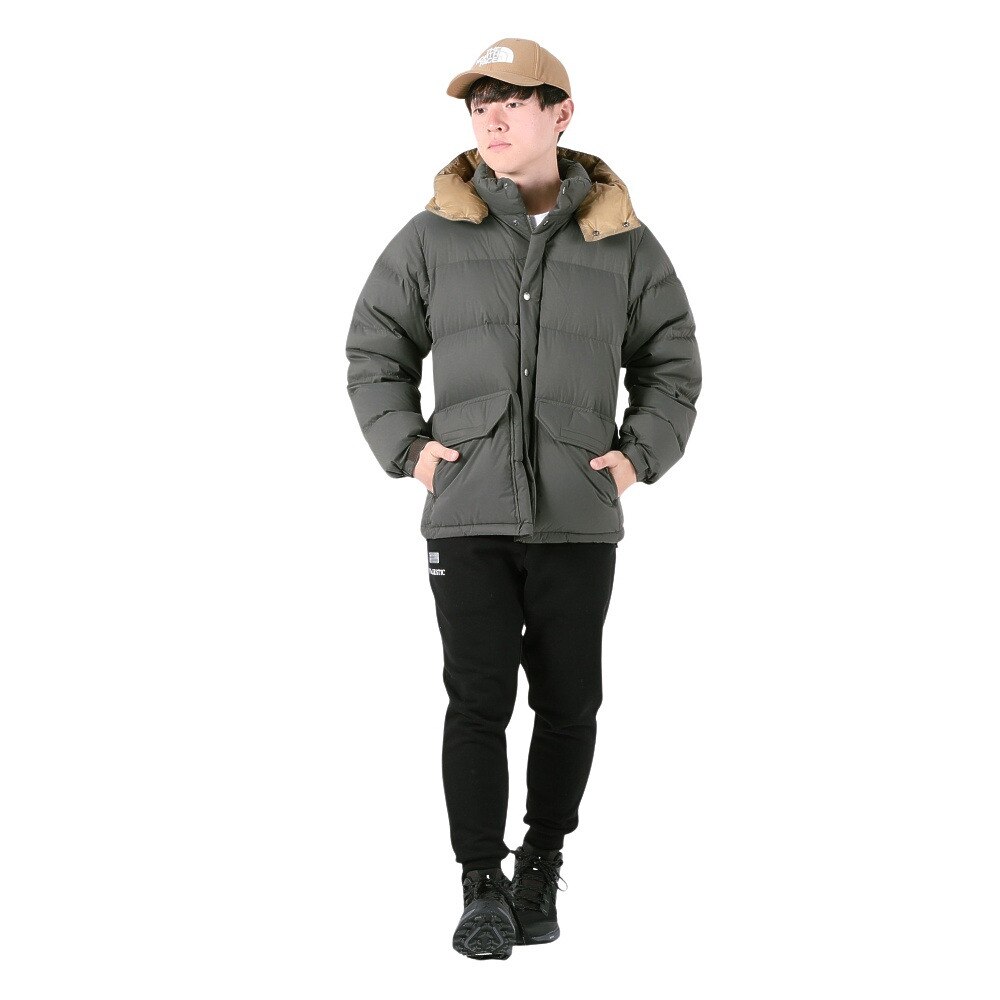 ノースフェイス（THE NORTH FACE）（メンズ）ダウンジャケット アウター キャンプシエラショート ND92230 NA カーキ
