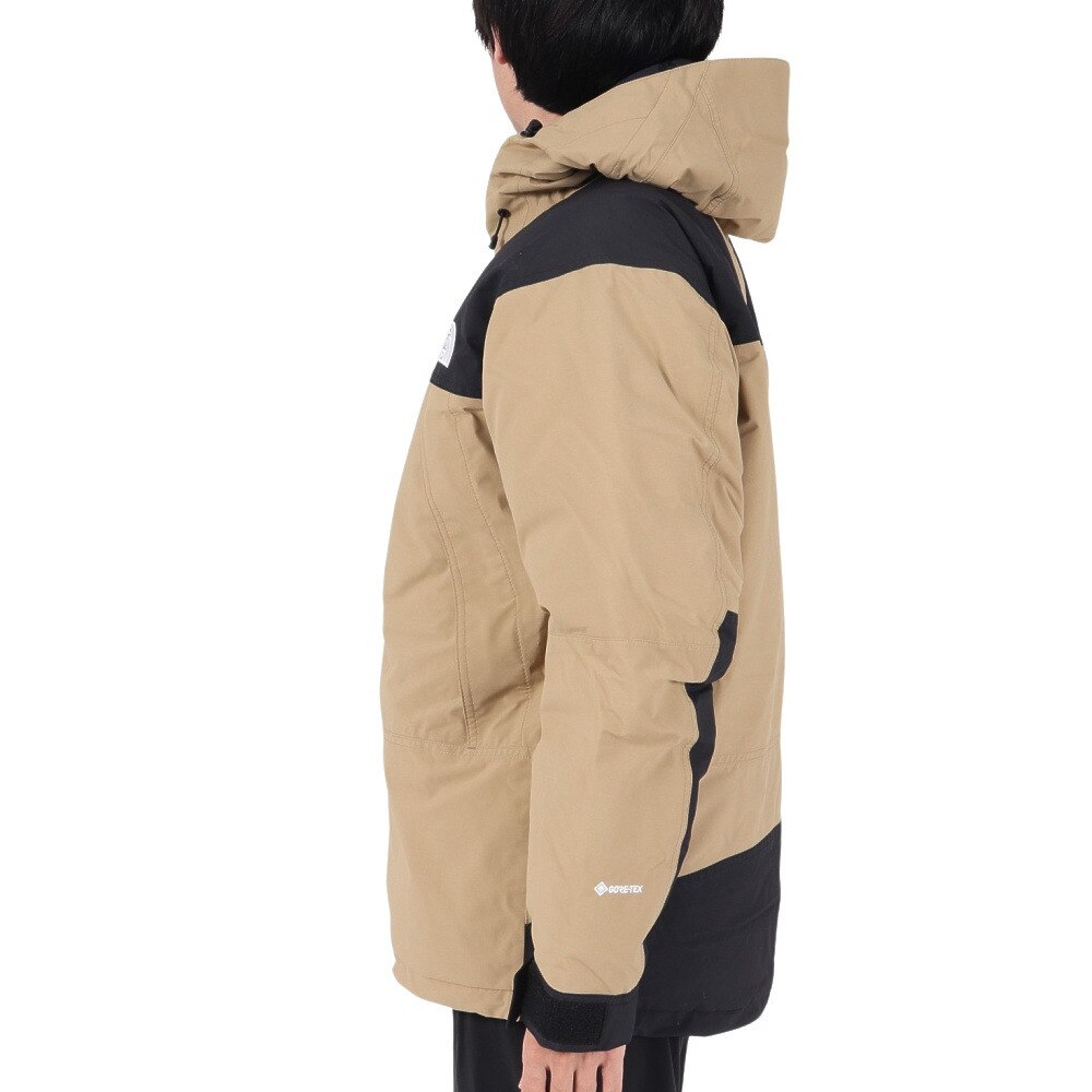 ノースフェイス（THE NORTH FACE）（メンズ）ダウンジャケット アウター マウンテンダウンジャケット ND92237 KT ベージュ×ブラック
