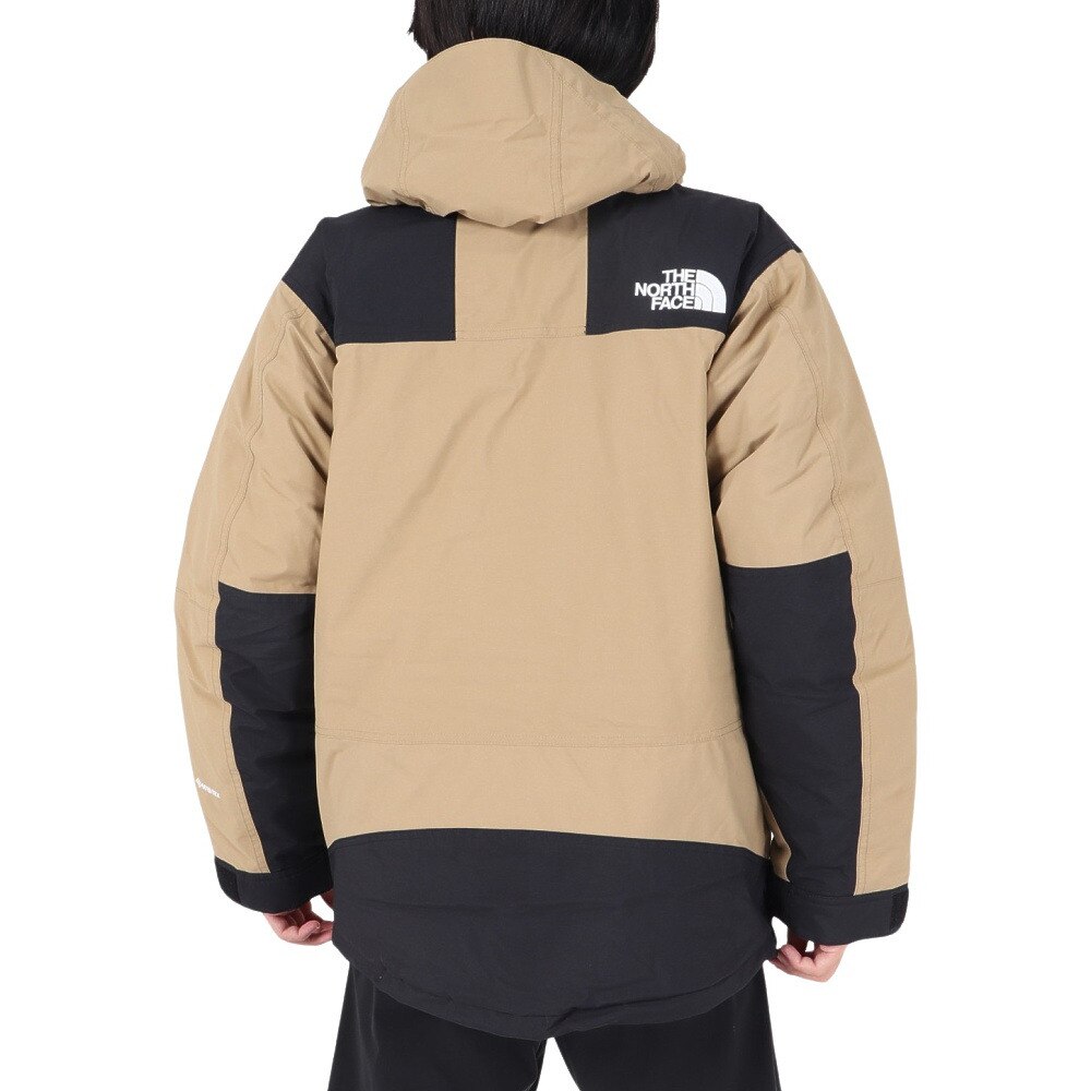 ノースフェイス（THE NORTH FACE）（メンズ）ダウンジャケット アウター マウンテンダウンジャケット ND92237 KT ベージュ×ブラック
