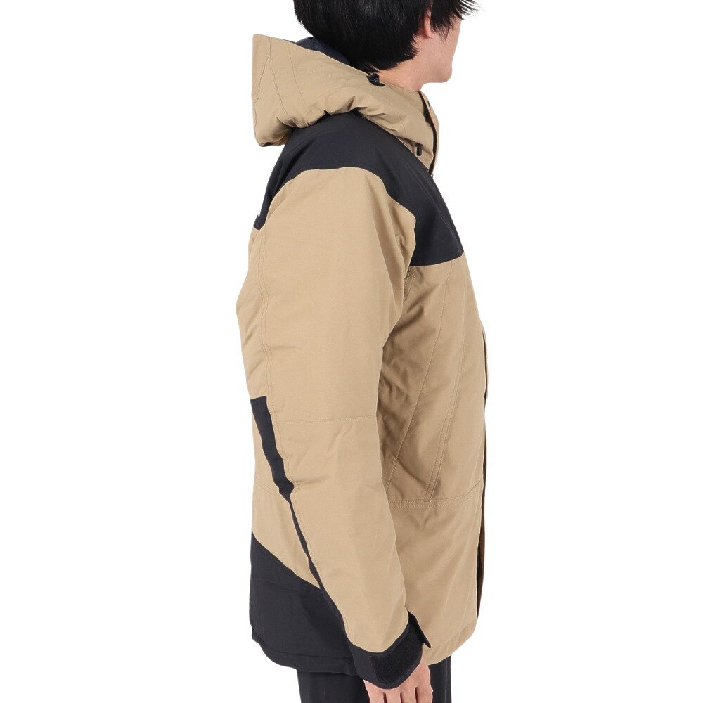 ノースフェイス（THE NORTH FACE）（メンズ）ダウンジャケット アウター マウンテンダウンジャケット ND92237 KT ベージュ×ブラック