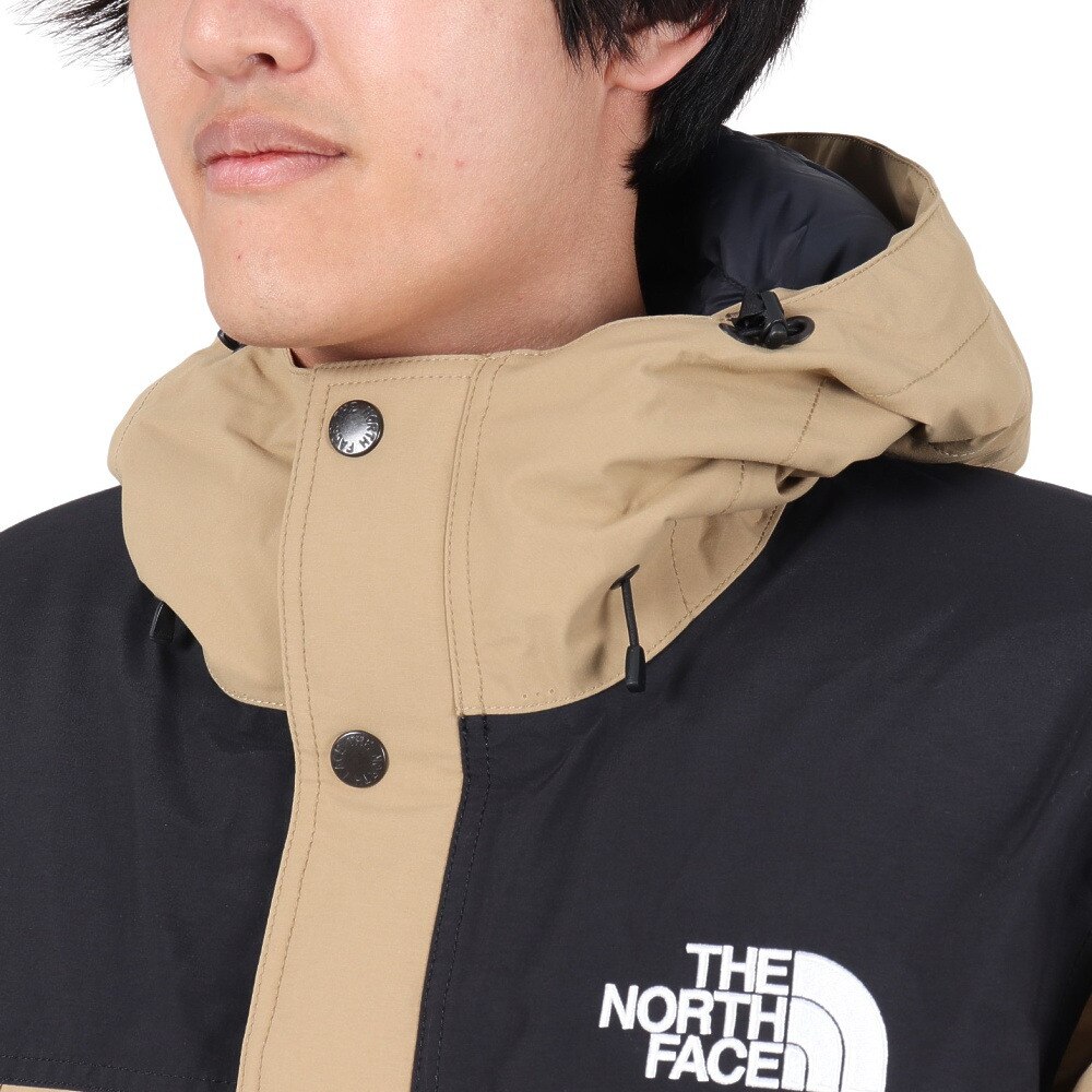 ノースフェイス（THE NORTH FACE）（メンズ）ダウンジャケット アウター マウンテンダウンジャケット ND92237 KT ベージュ×ブラック