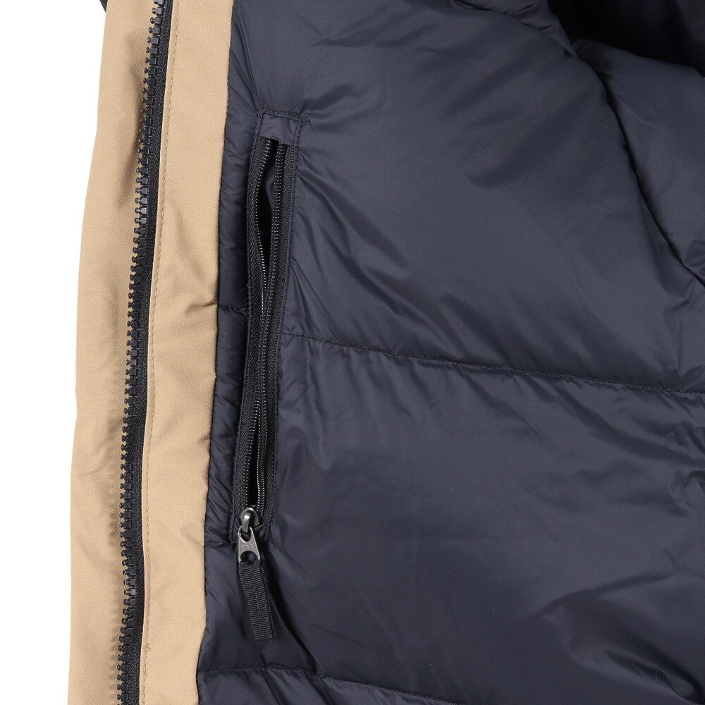 ノースフェイス（THE NORTH FACE）（メンズ）ダウンジャケット アウター マウンテンダウンジャケット ND92237 KT ベージュ×ブラック