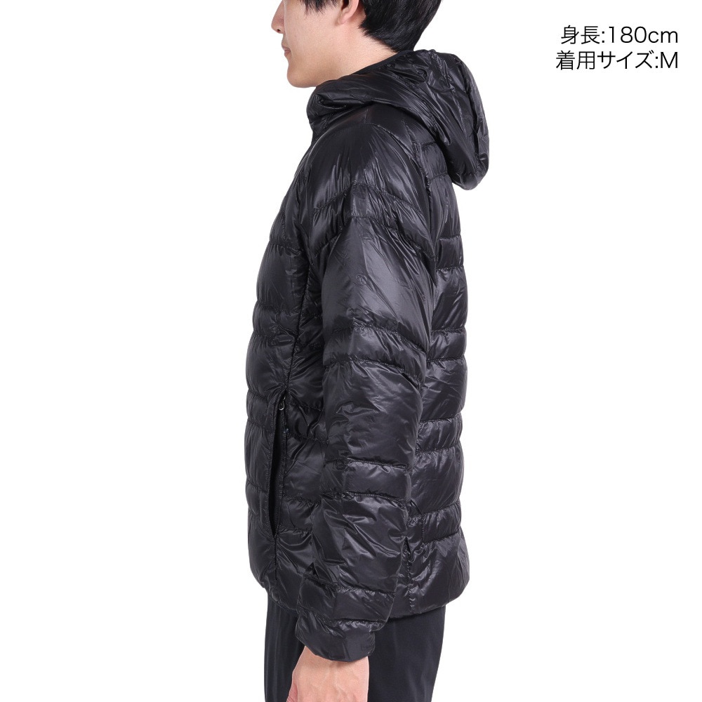 ノースフェイス（THE NORTH FACE）（メンズ）ダウンジャケット アウター ライトヒートフーディー ND92334 K ブラック