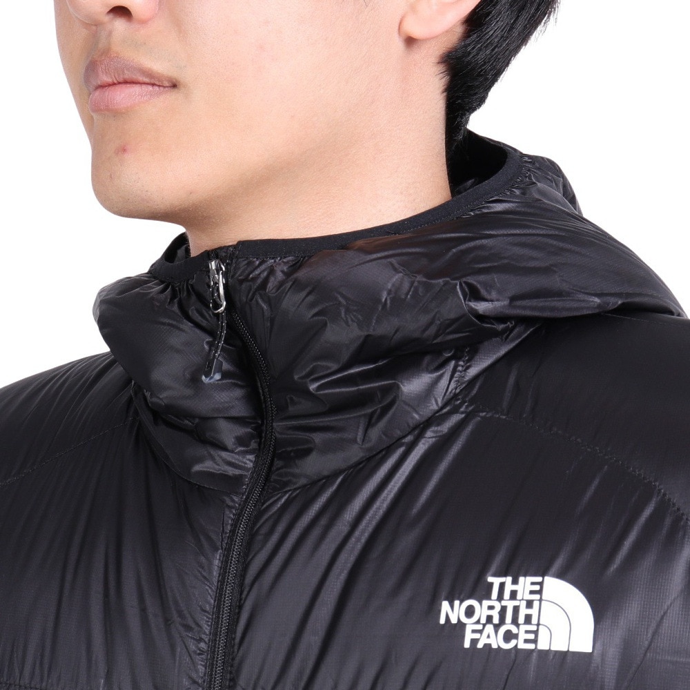 ノースフェイス（THE NORTH FACE）（メンズ）ダウンジャケット アウター ライトヒートフーディー ND92334 K ブラック