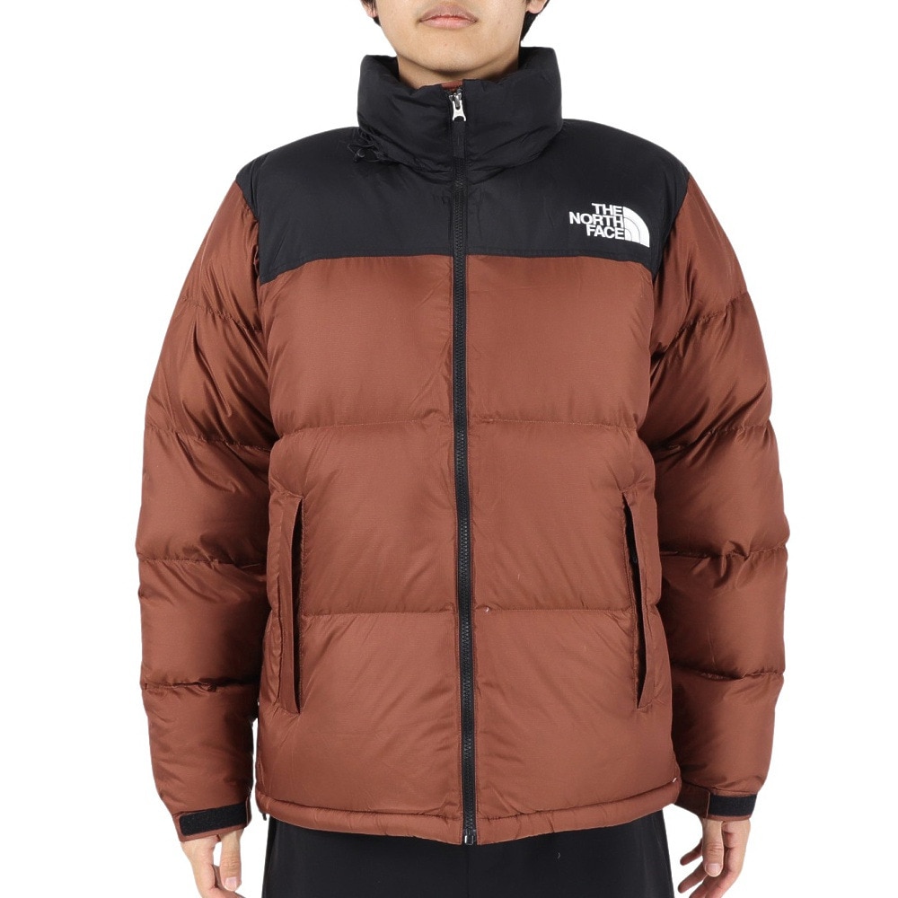ザ・ノース・フェイス（THE NORTH FACE）（メンズ）ダウンジャケット アウター ヌプシジャケット ND92335 CA ブラウン×ブラック